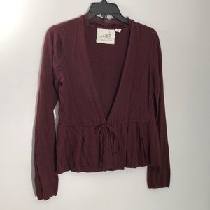 Anthropologie / Angel of the North cardigan